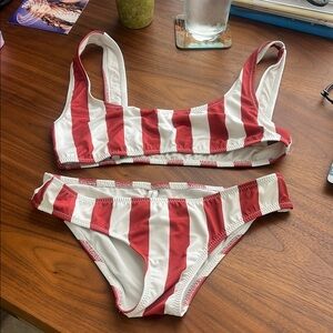 Solid and striped Swim Set